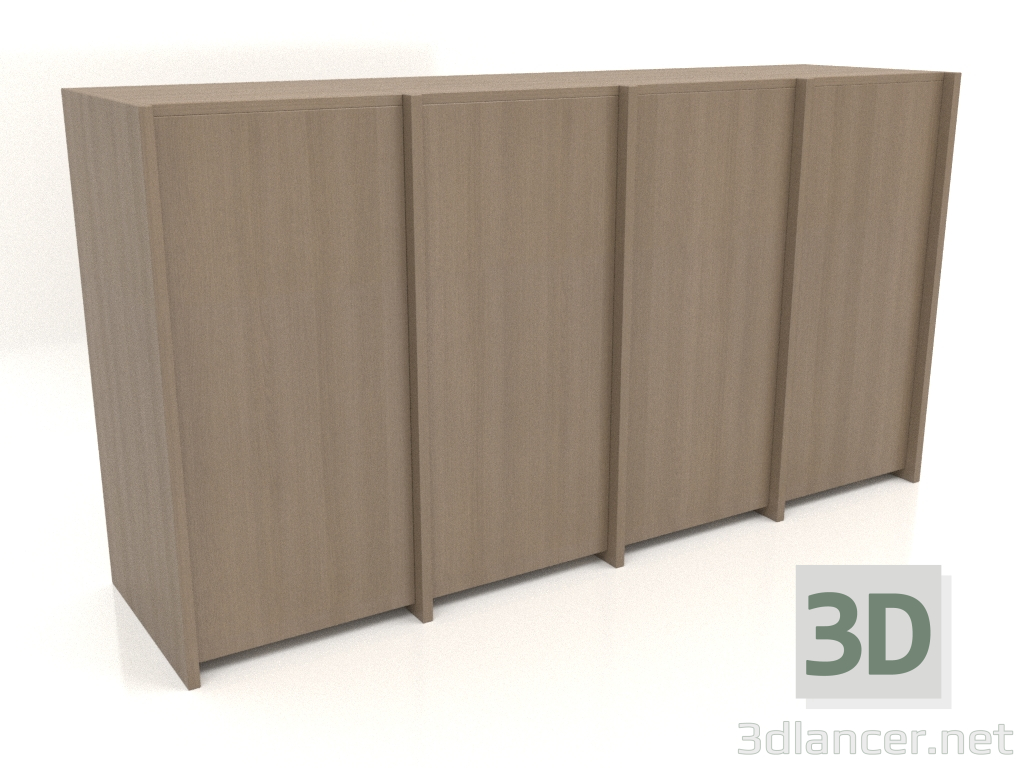 modello 3D Armadio componibile ST 07 (1530x409x816, grigio legno) - anteprima