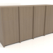 3d model Modular wardrobe ST 07 (1530x409x816, wood grey) - preview