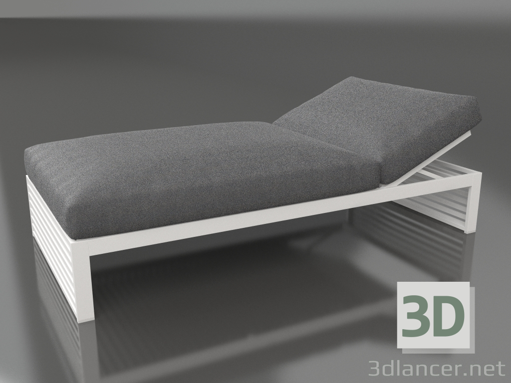 Modelo 3d Cama para descanso 100 (Branca) - preview