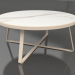 3d model Mesa de comedor redonda Ø175 (DEKTON Aura, Arena) - vista previa