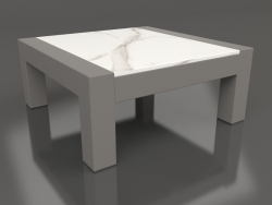 Table d'appoint (Gris quartz, DEKTON Aura)