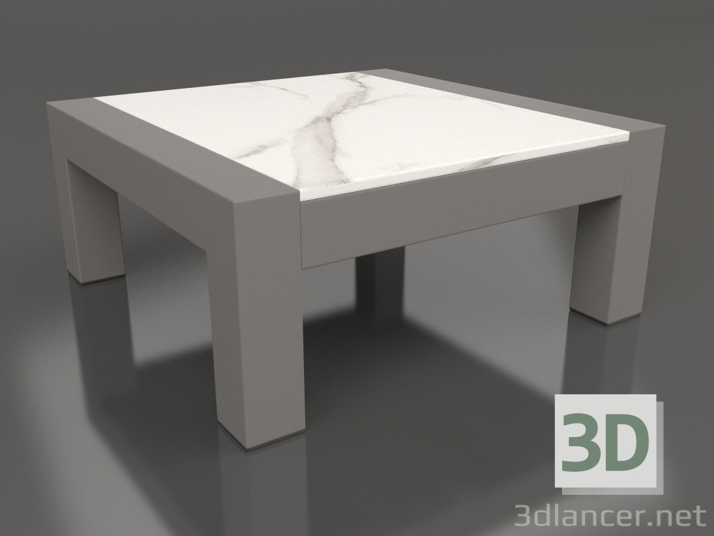 Modelo 3d Mesa lateral (cinza quartzo, DEKTON Aura) - preview