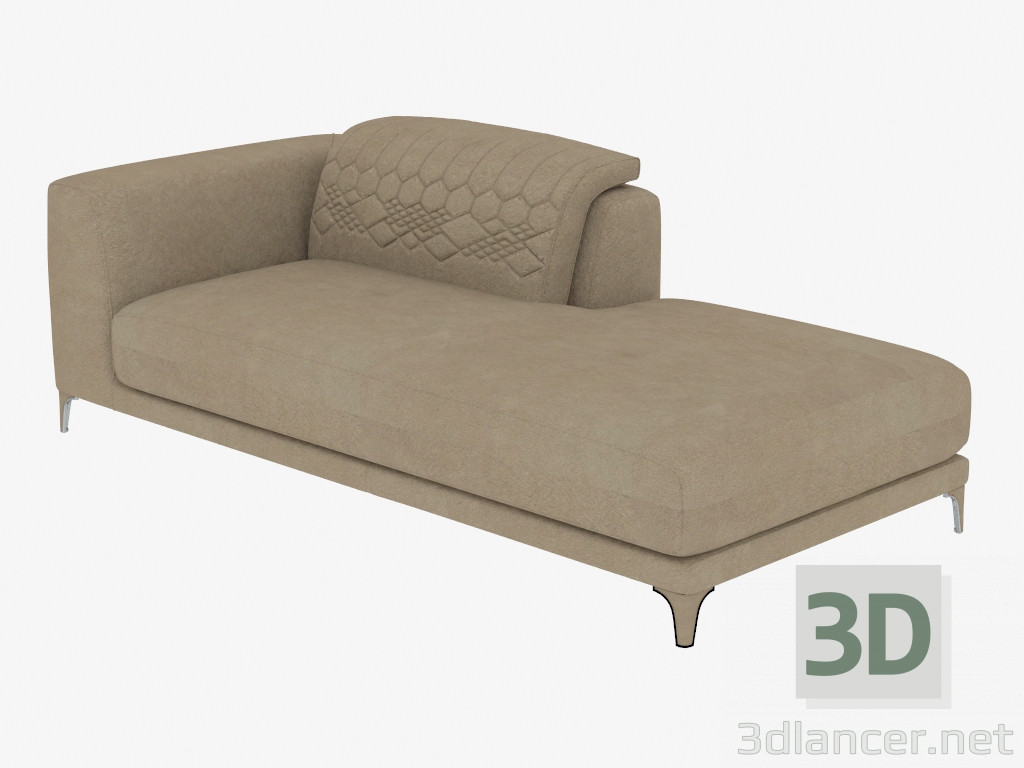 3d model Element modular sofa Leon (216h105h68) - preview