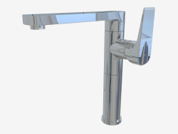 Mezclador de lavabo con caño rectangular Gardenia (BEG 063M)