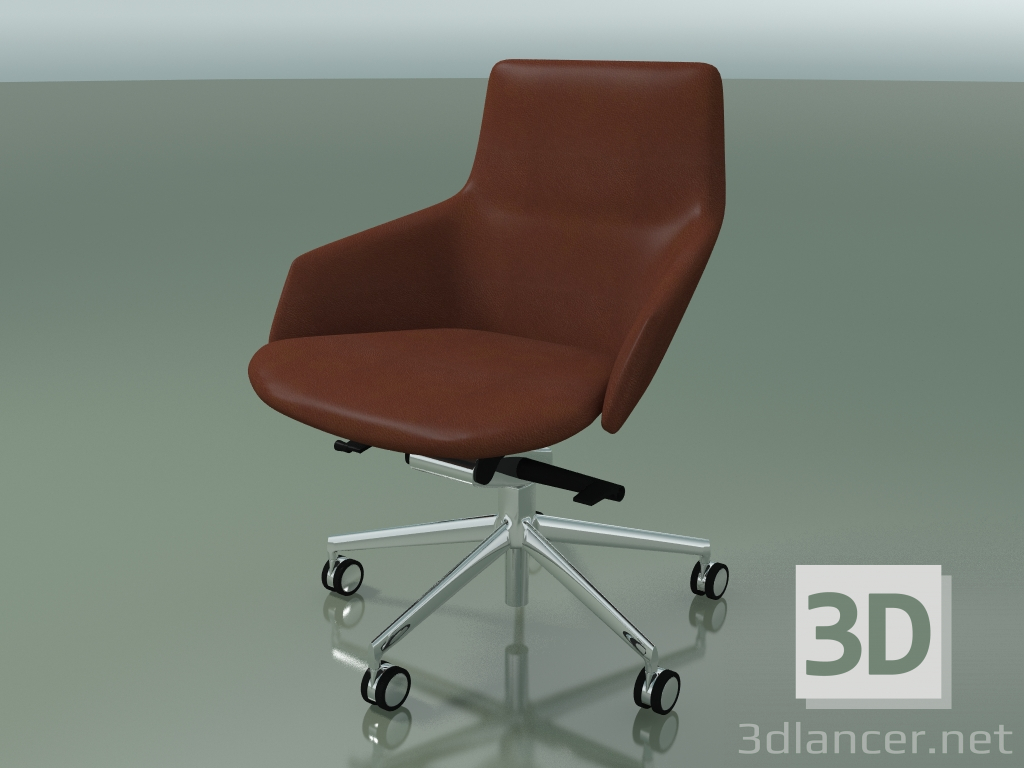 3d model Silla de conferencias con 5 ruedas 1933 - vista previa