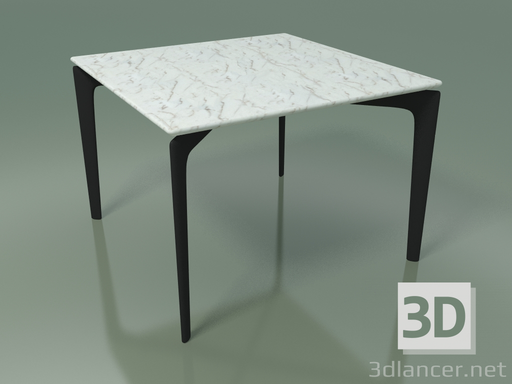 3D Modell Quadratischer Tisch 6704 (H 42,5 - 60 x 60 cm, Marmor, V44) - Vorschau