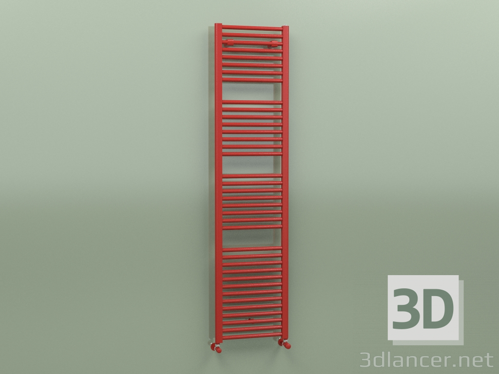 3d model Barra de toalla GEO (1850x450, Rojo - RAL 3000) - vista previa