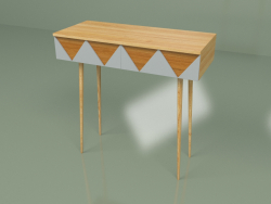 Console Woo Desk (gris clair)