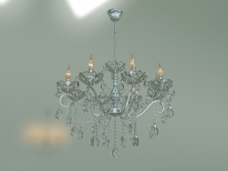 Pendant chandelier Escada 10109-8 (chrome-azure crystal)