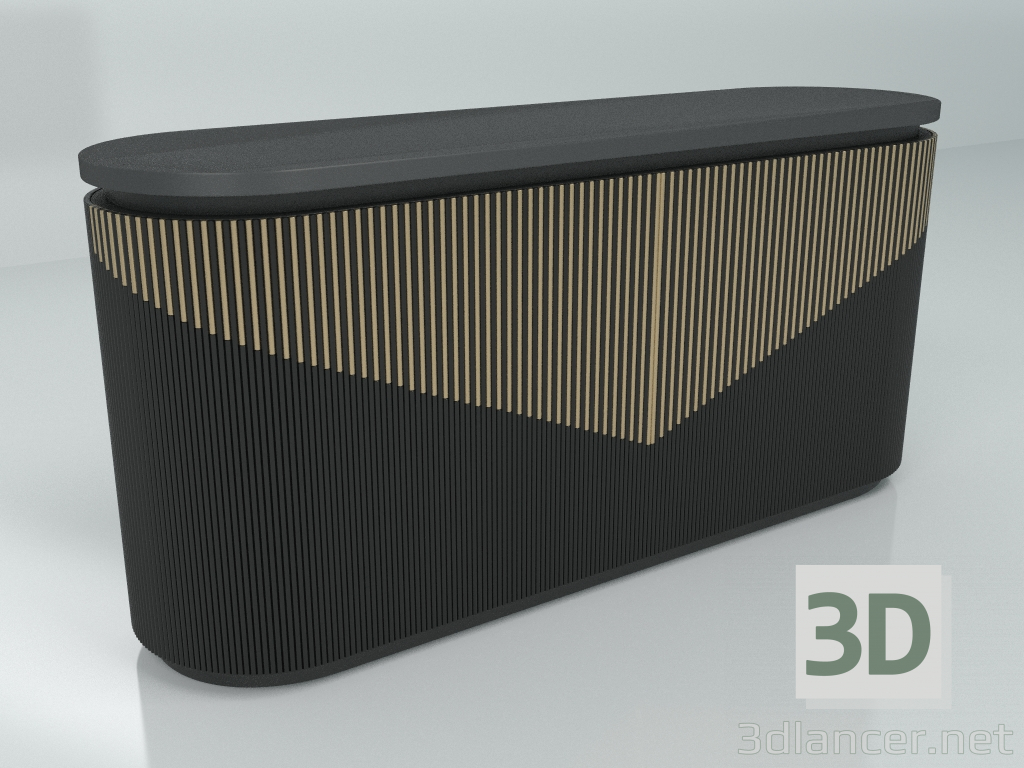 modello 3D Cassettiera M027 (2) - anteprima