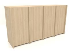 Armadio componibile ST 07 (1530x409x816, legno bianco)