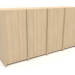 modello 3D Armadio componibile ST 07 (1530x409x816, legno bianco) - anteprima