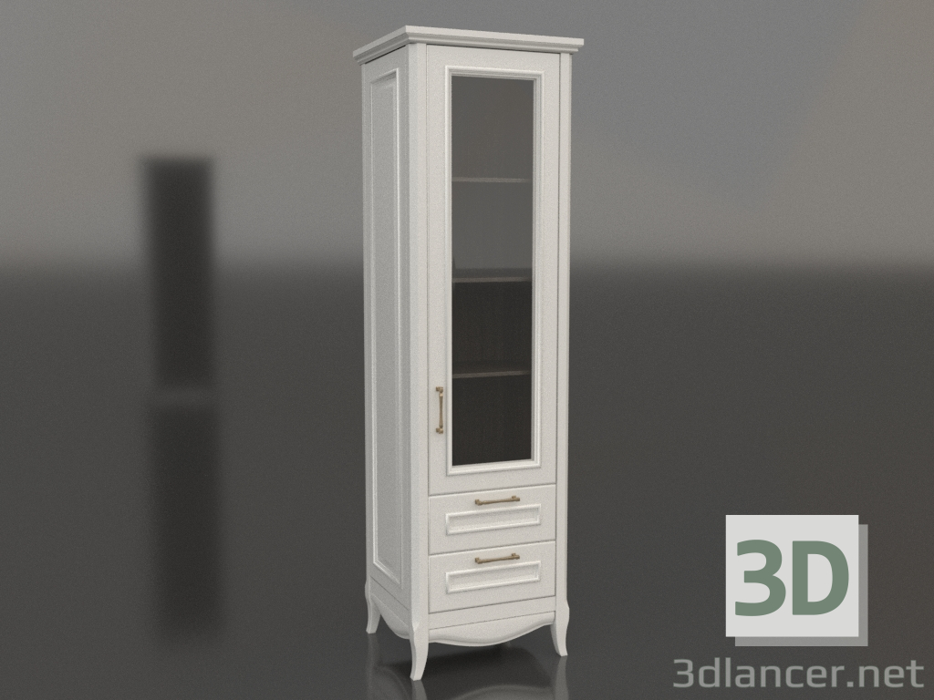 3d model Single-door showcase cabinet 3 (Estella) - preview