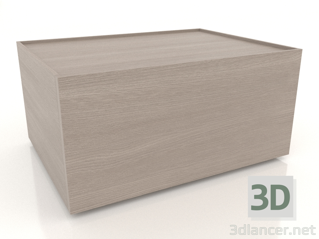 modello 3D Comodino Minimalista 600 mm (opzione 1) - anteprima