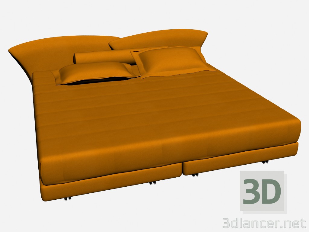 Modelo 3d Cama de casal SUPER ROY - preview