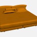 Modelo 3d Cama de casal SUPER ROY - preview