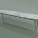 3D Modell Couchtisch oval (248 R, Marmor, Rovere Sbiancato) - Vorschau