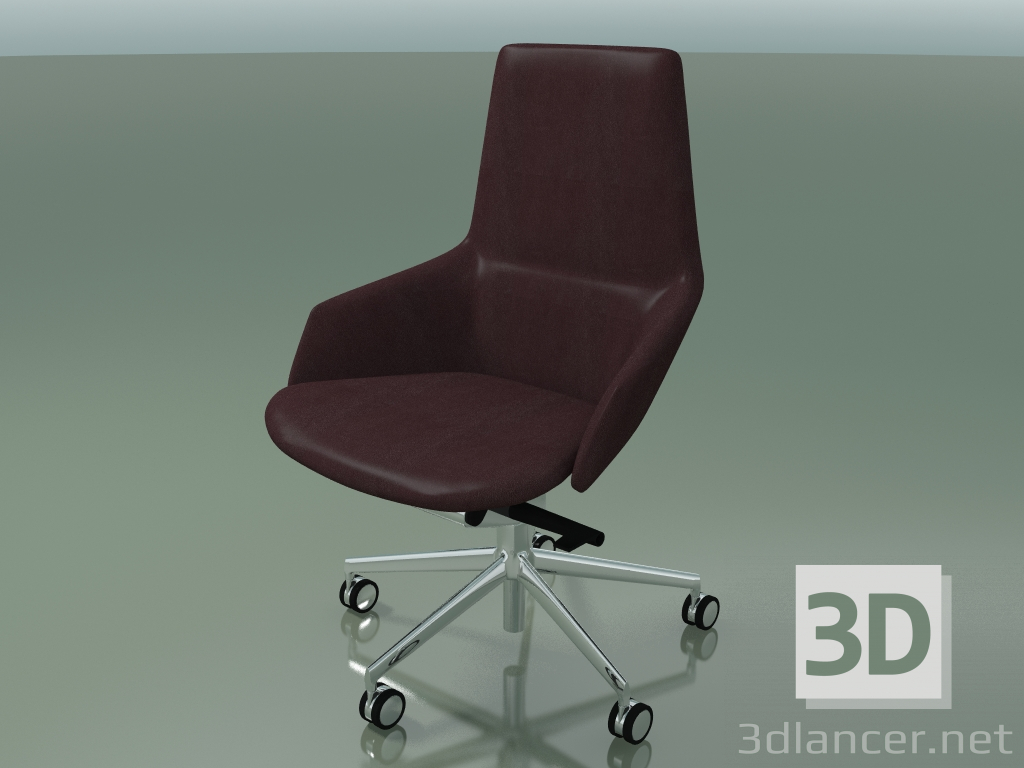 3d model Silla de oficina sobre 5 ruedas 1918 - vista previa