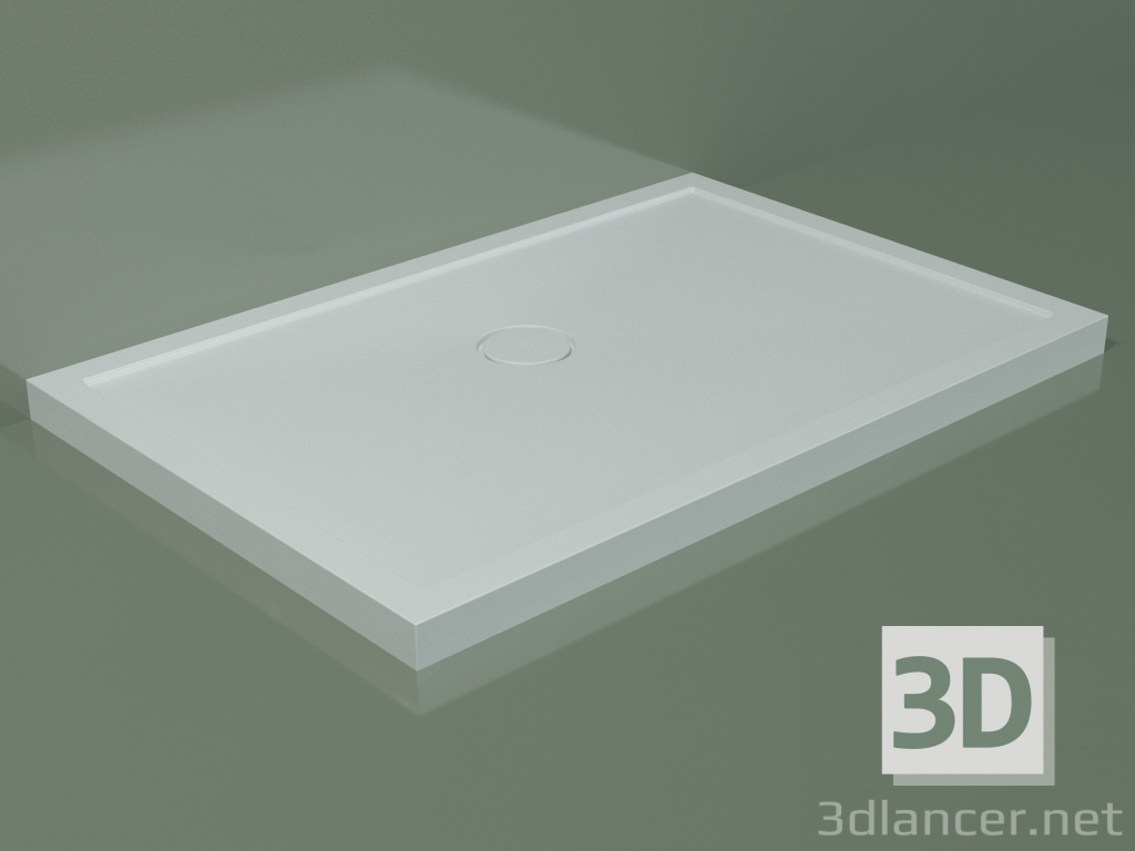 3d model Plato de ducha Medio (30UM0121, Glacier White C01, 120x80 cm) - vista previa