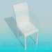 3d model Silla con respaldo alto - vista previa