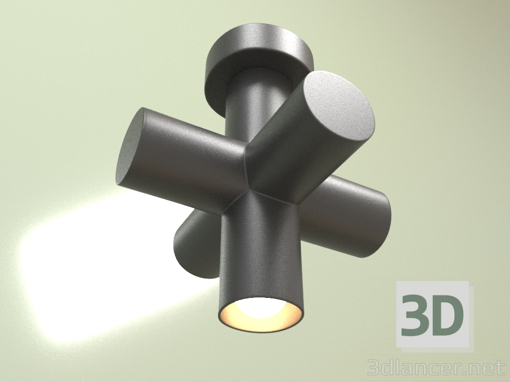 modèle 3D Lampe spot Plus - preview