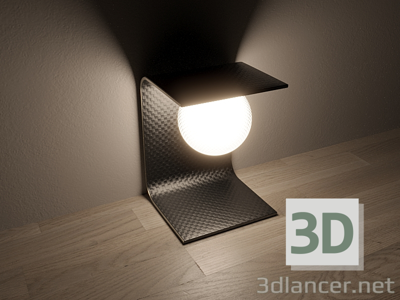 Lámpara de mesa 3D modelo Compro - render