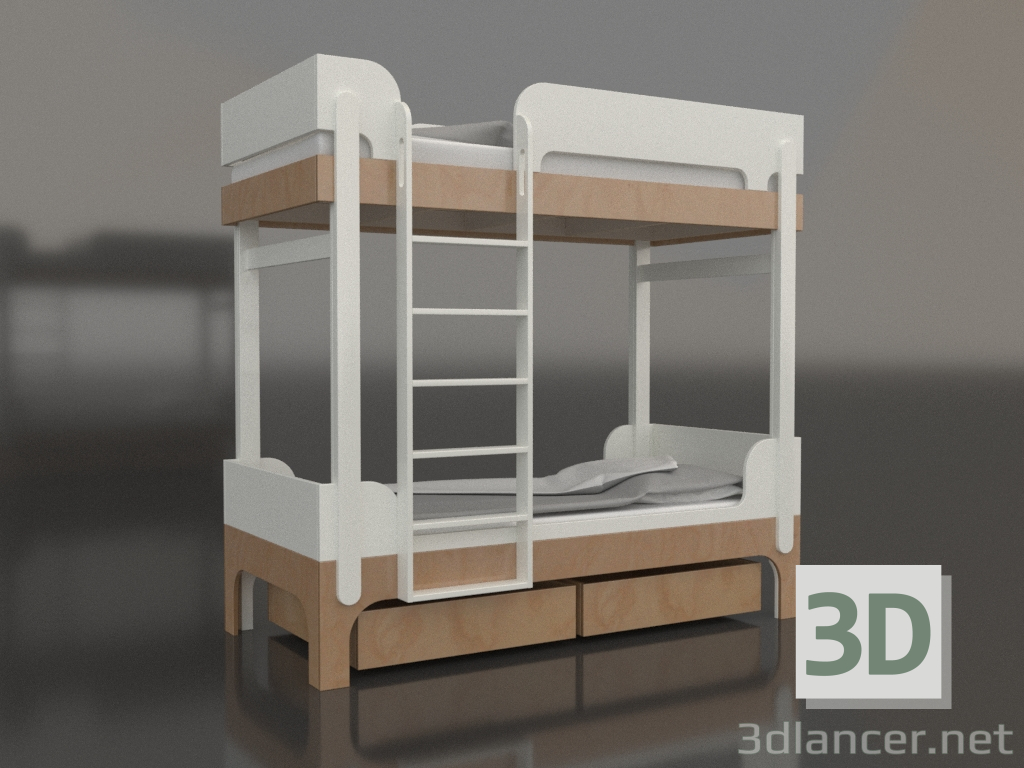 3d model Bunk bed TUNE J (UWTJA1) - preview