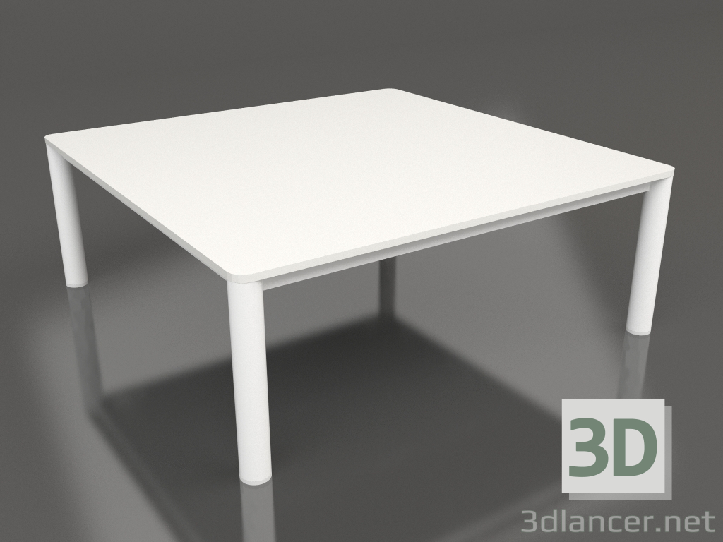 3d model Coffee table 94×94 (White, DEKTON Zenith) - preview