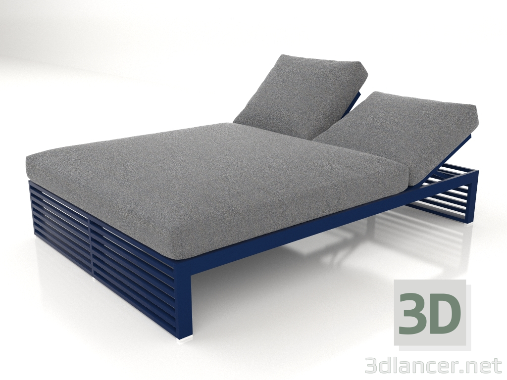 Modelo 3d Cama para descanso 140 (azul noturno) - preview