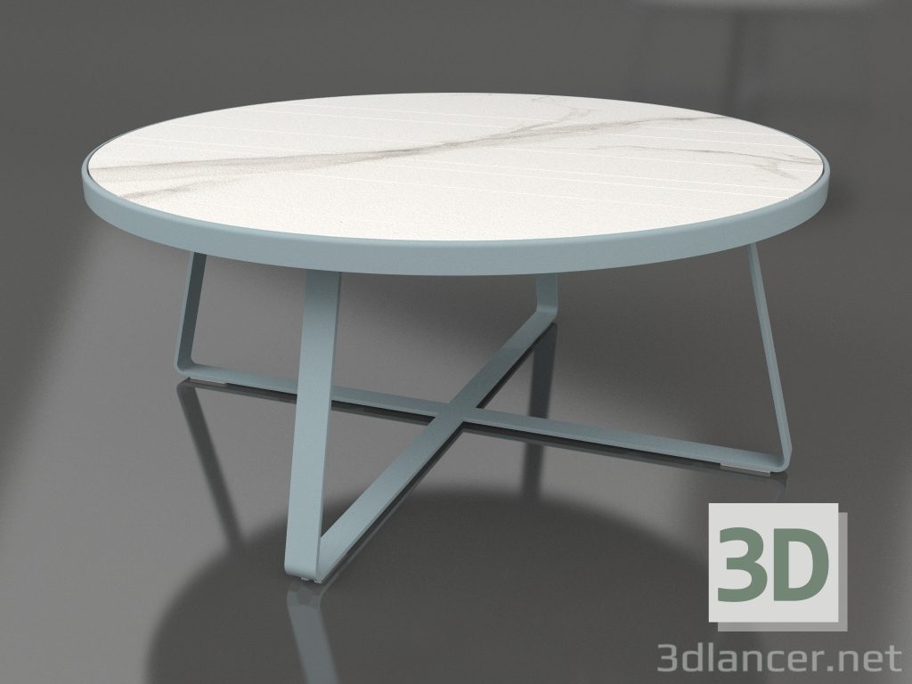 3d model Mesa de comedor redonda Ø175 (DEKTON Aura, Azul grisáceo) - vista previa