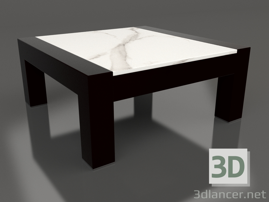 3d модель Бічний стіл (Black, DEKTON Aura) – превью