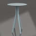 modèle 3D Table de bar (Bleu gris) - preview