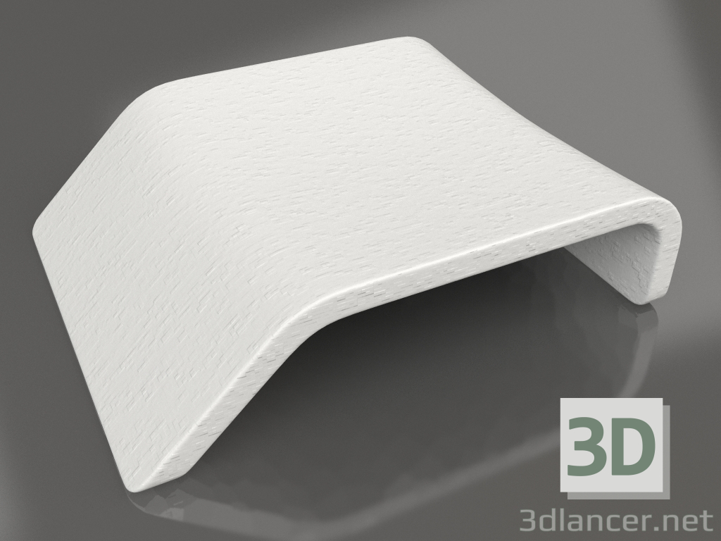 3d model Sillón-mesa club (Gris) - vista previa