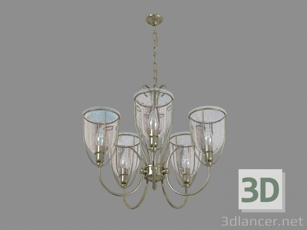 3d model Chandelier A6351LM-5AB - preview