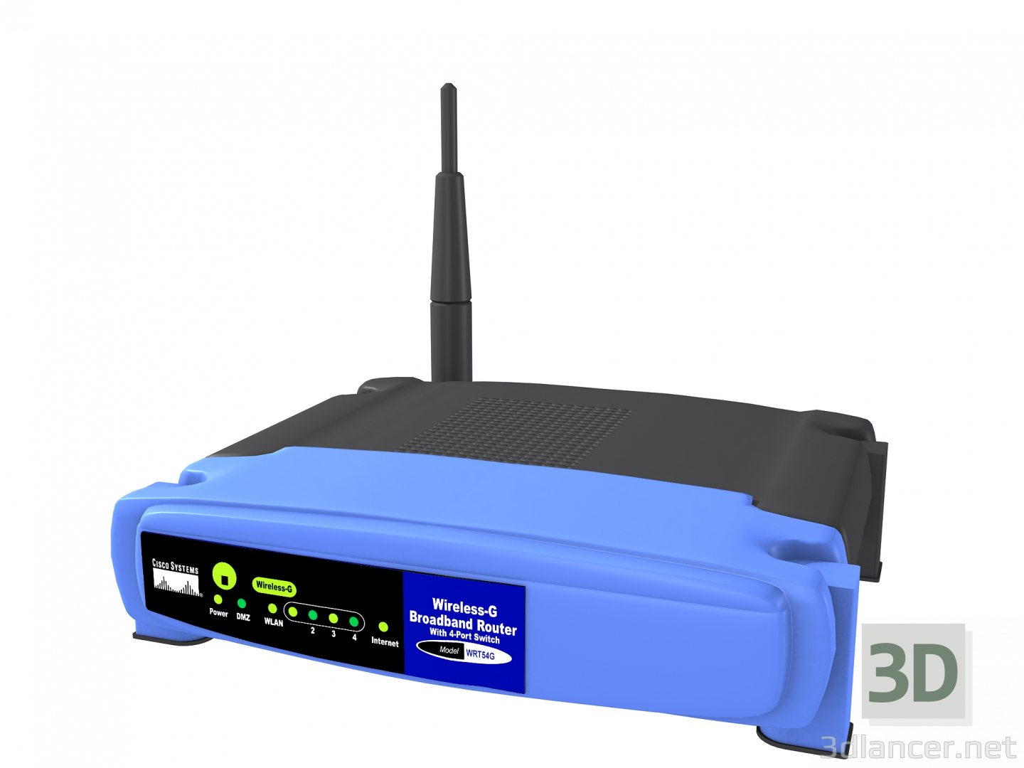 modèle 3D de Routeur sans fil Linksys acheter - rendu