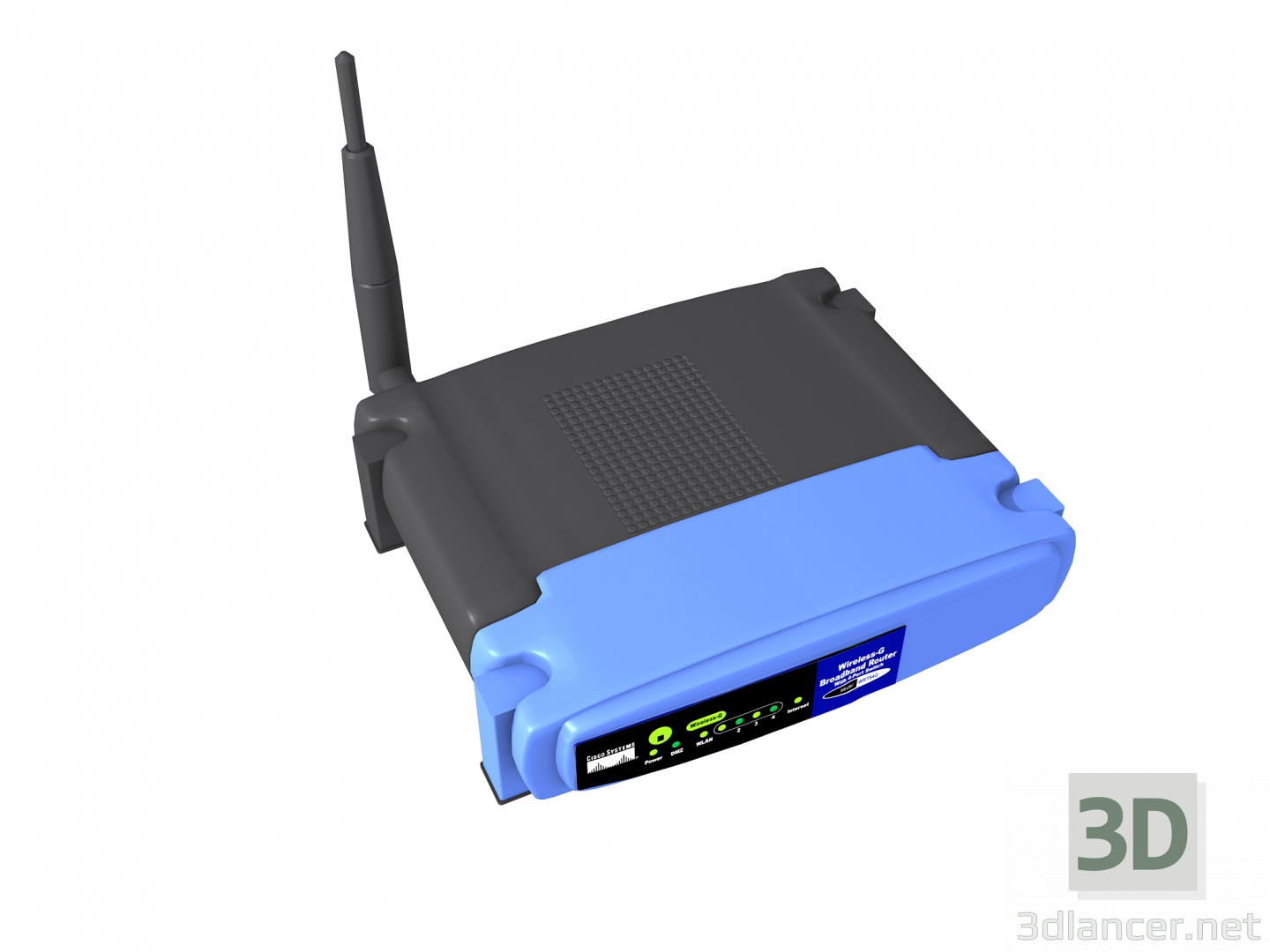 modèle 3D de Routeur sans fil Linksys acheter - rendu