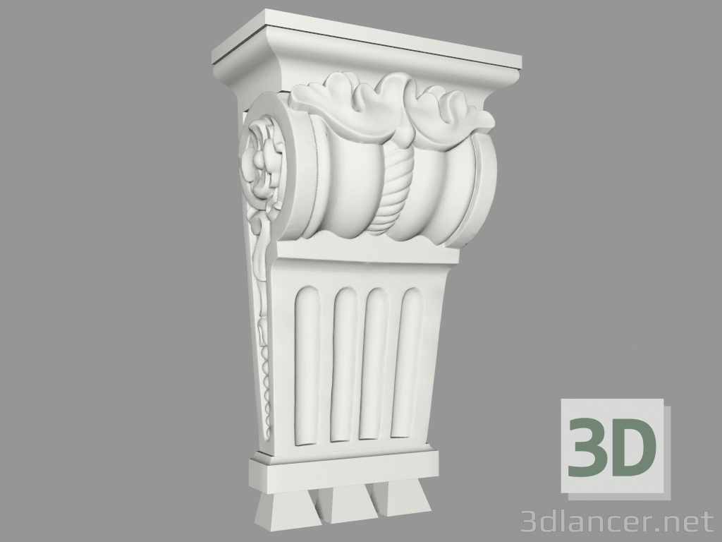 3D Modell Halterung (KR41) - Vorschau