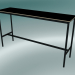 Modelo 3d Mesa retangular alta 50x190x105 (preto, madeira compensada, preto) - preview