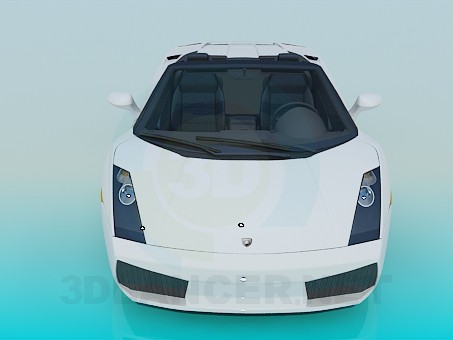 3d model lamborghini Gallardo - preview