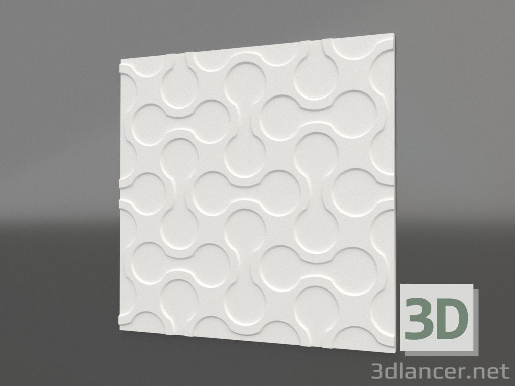 3D modeli 3 boyutlu panel M-18 - önizleme