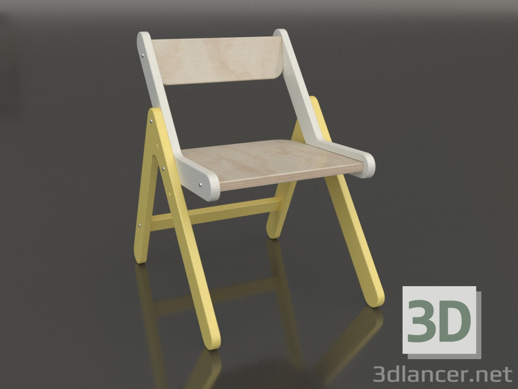 modello 3D Sedia NOOK C (CCDNA1) - anteprima