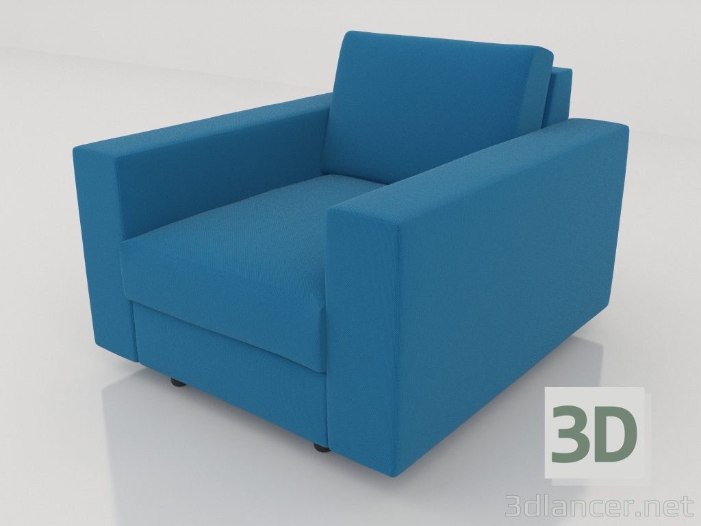 modello 3D Poltrona - anteprima