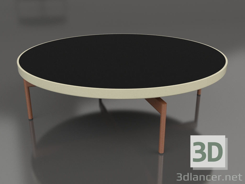 3d модель Стіл журнальний круглий Ø120 (Gold, DEKTON Domoos) – превью