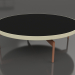 3d model Round coffee table Ø120 (Gold, DEKTON Domoos) - preview