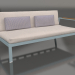 3d model Sofa module, section 1 right (Blue gray) - preview