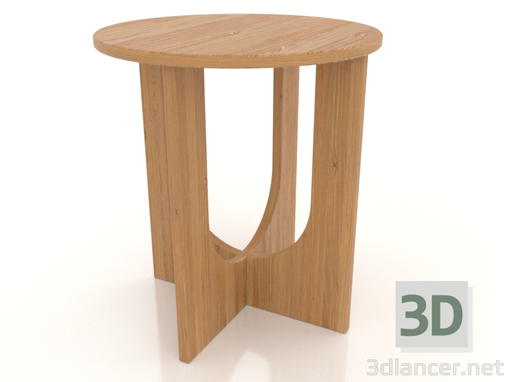 modèle 3D Table de chevet (chêne naturel) - preview