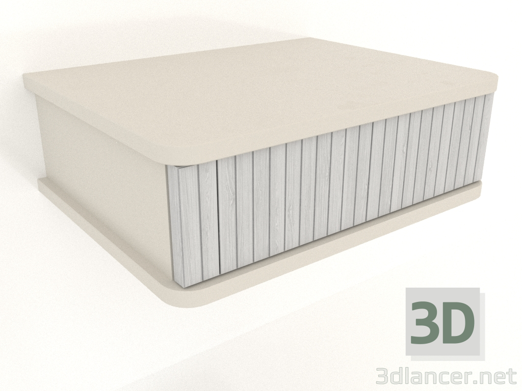 Modelo 3d Consola suspensa FLY 450 mm (branco RAL 9010) - preview