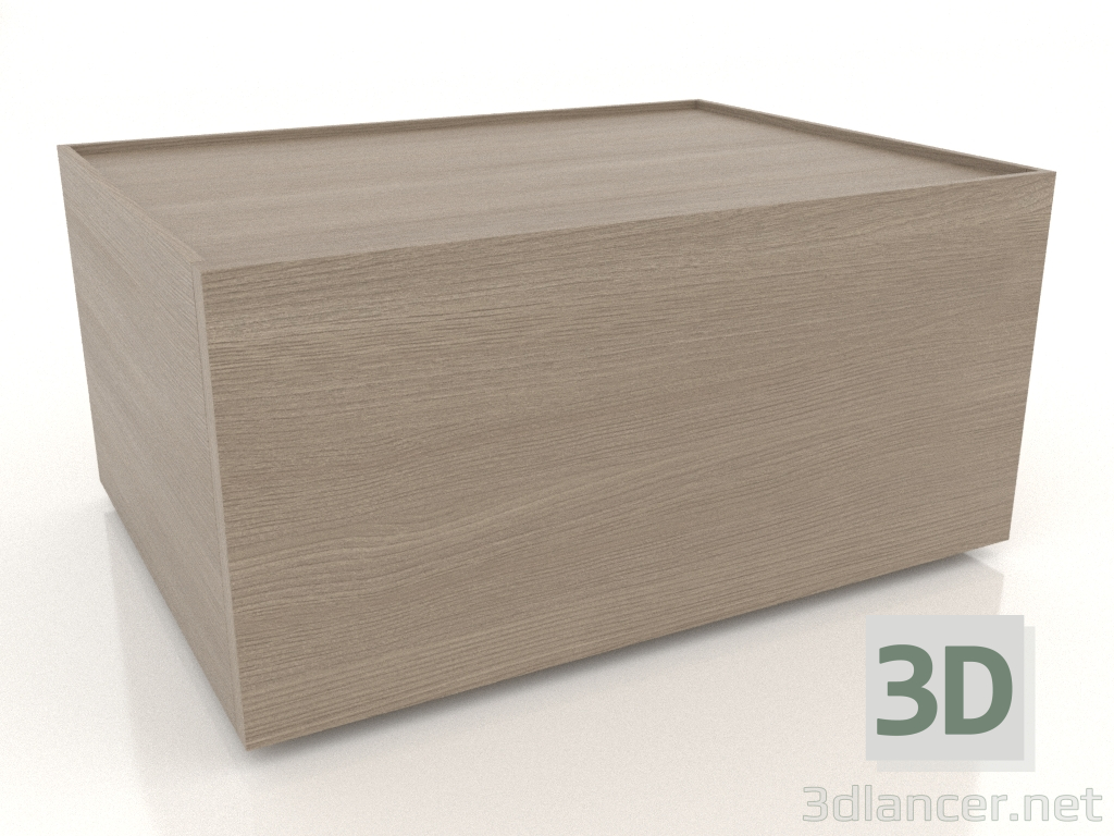 3d model Mesita de noche minimalista 600 mm (opción 2) - vista previa