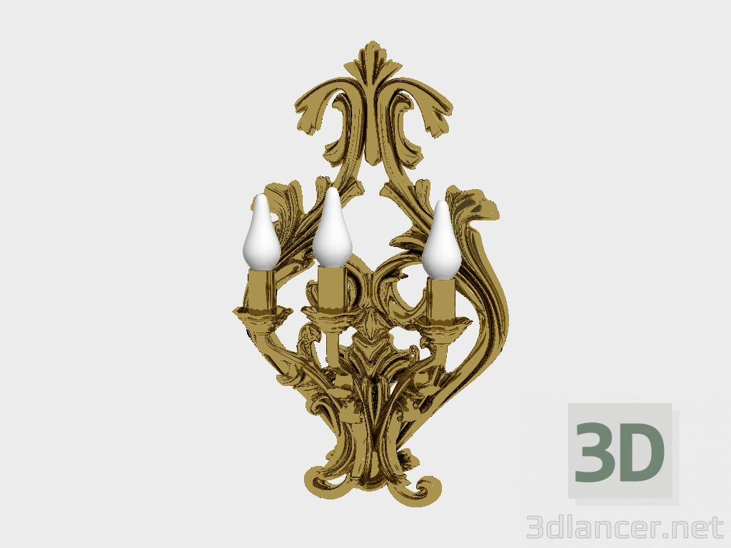 3d model Lámpara de pared - vista previa