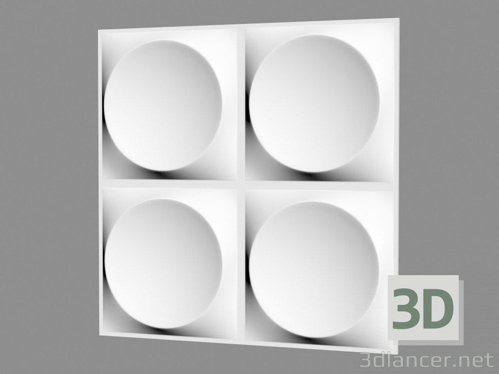 3d model Gypsum wall panel (art. 1008) - preview